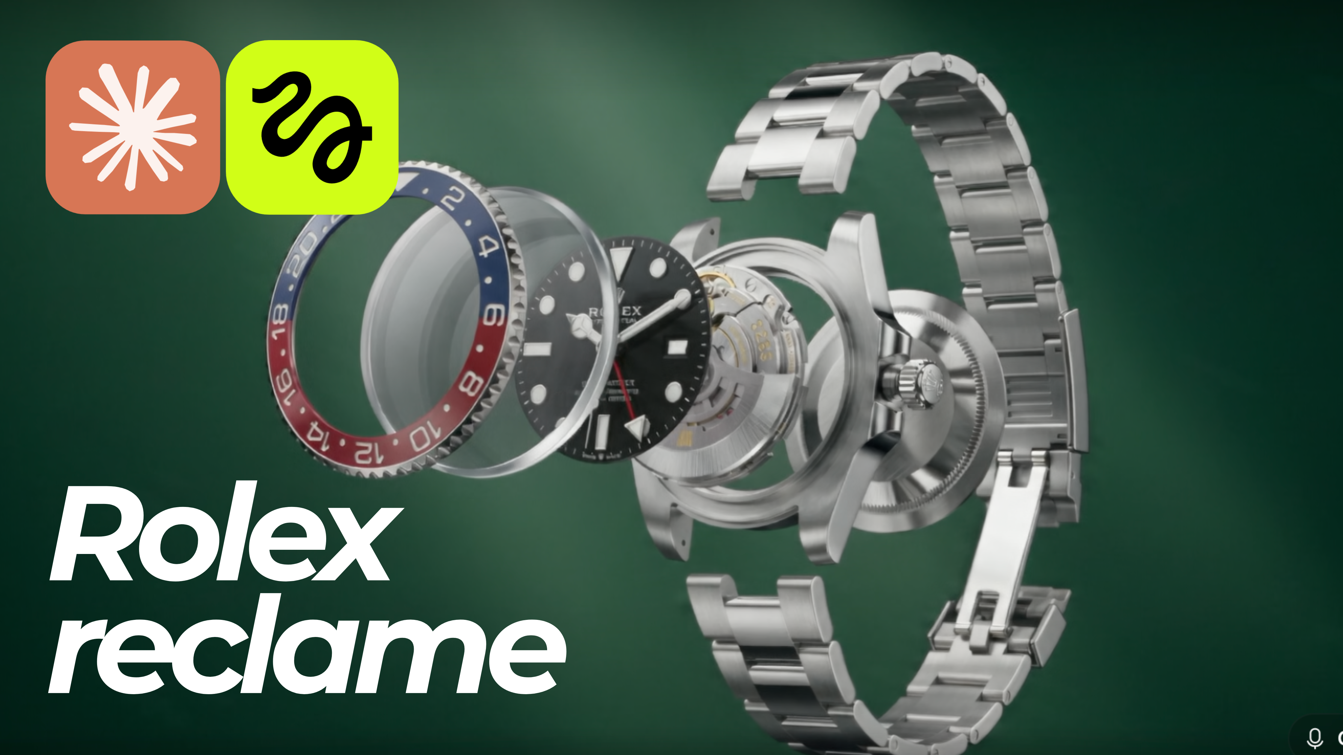 Rolex Reclame met Higgsfield en Claude