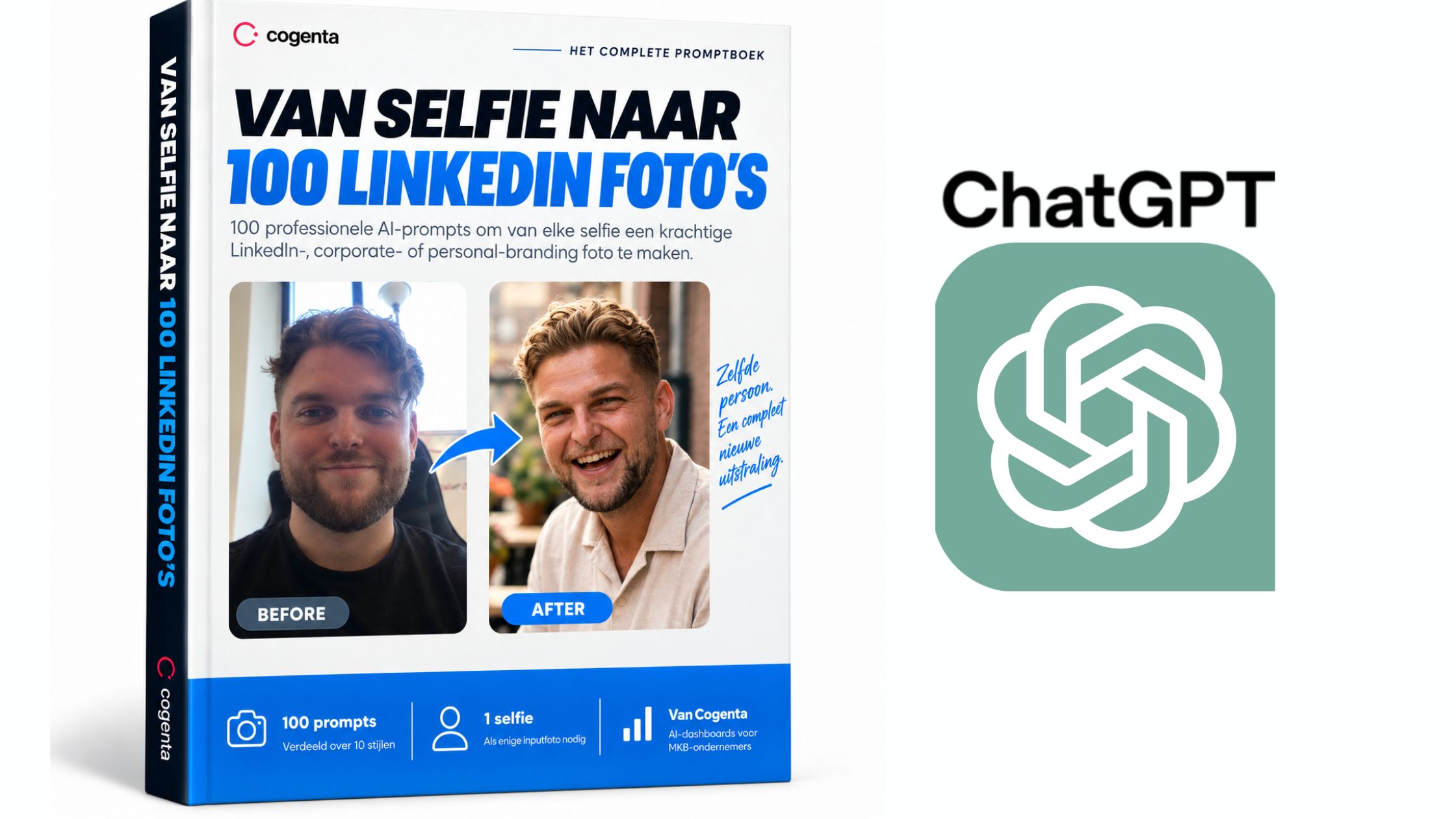 100 Selfie naar LinkedIn foto ChatGPT prompts
